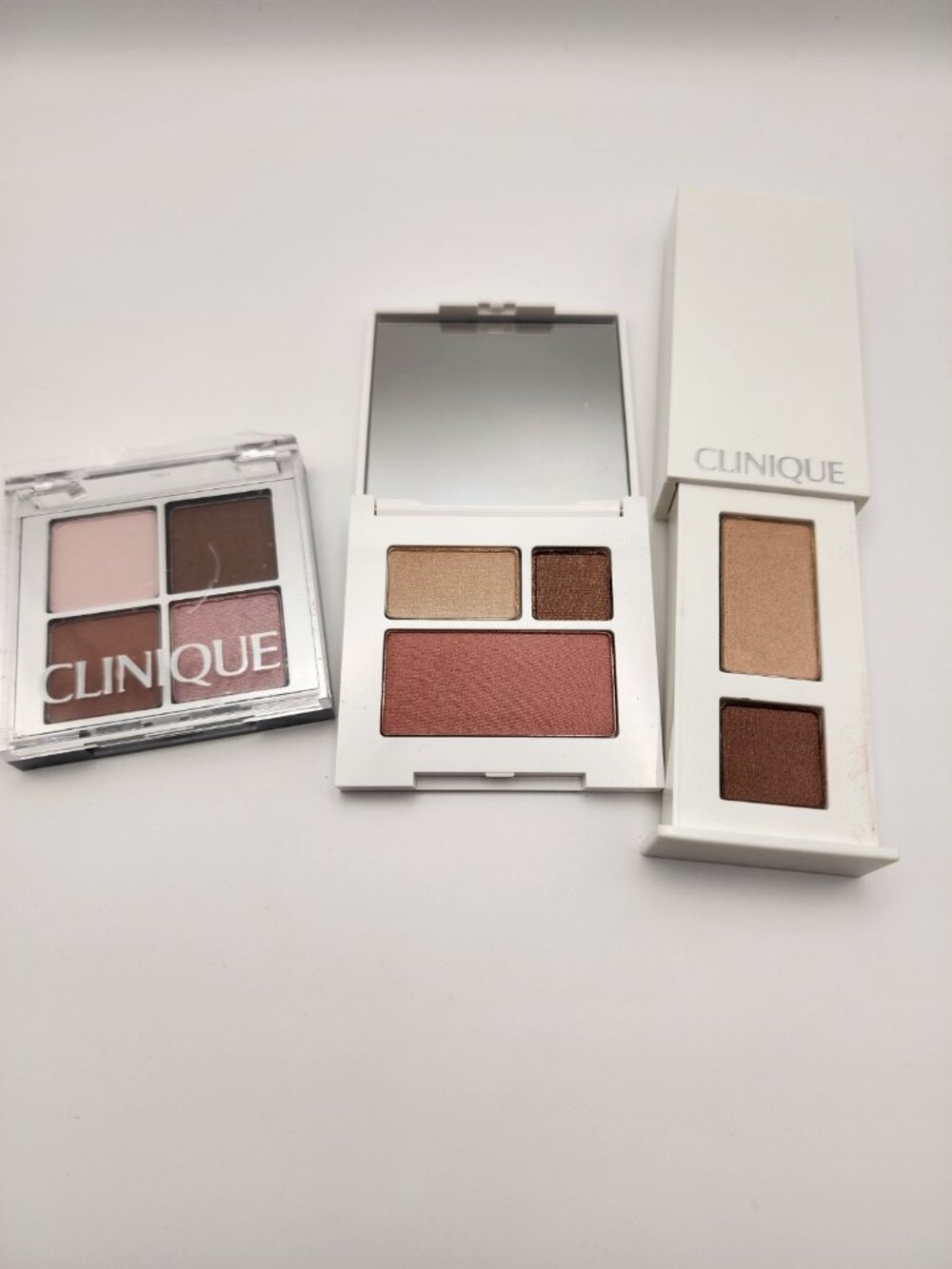 Clinique Eye Shadow Palette Lot of 3 Travel Makeup New